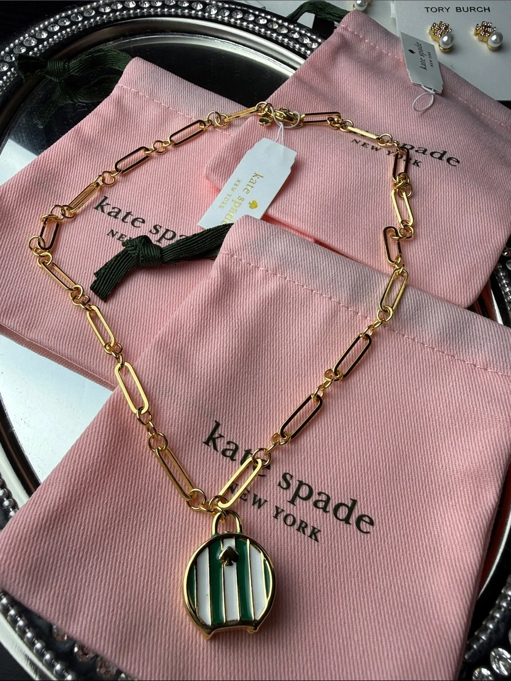 kate spade gold tone